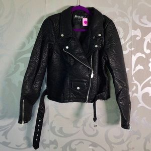 Vegan leather jacket